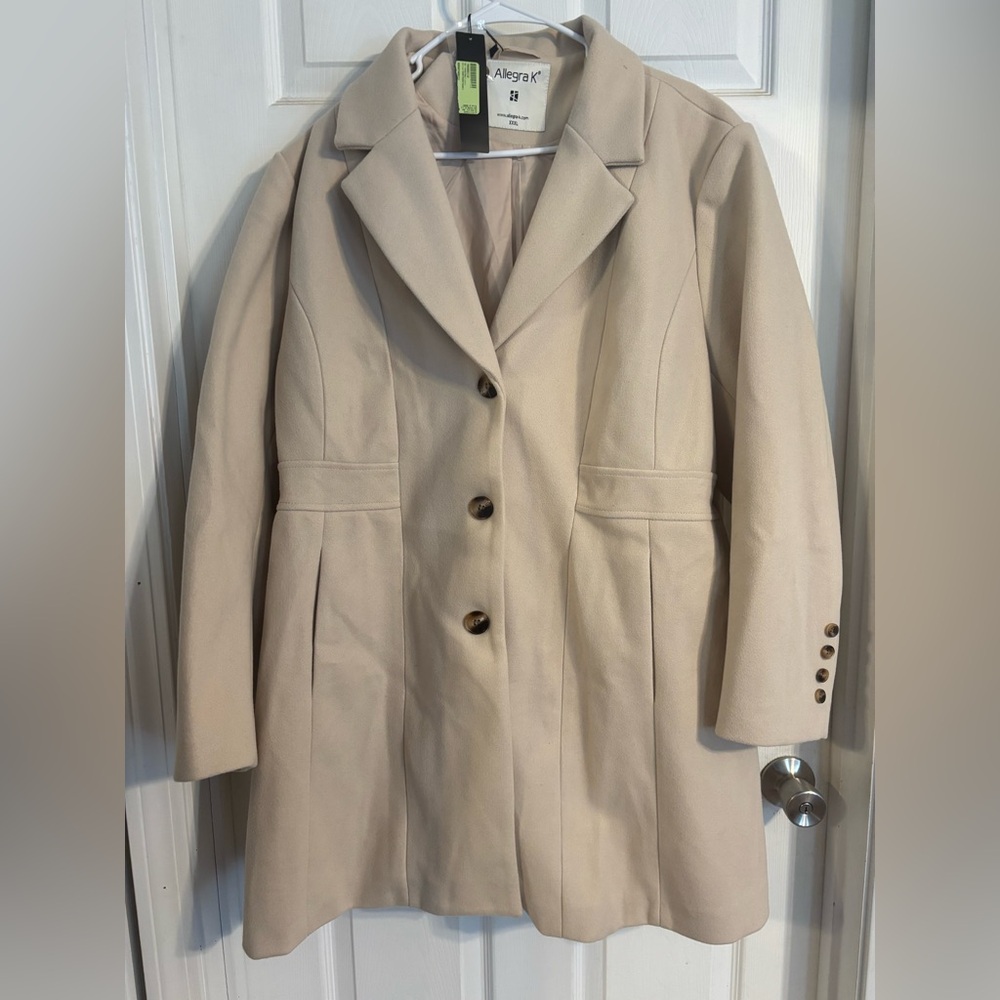 Women's Tan Coat- XXXL